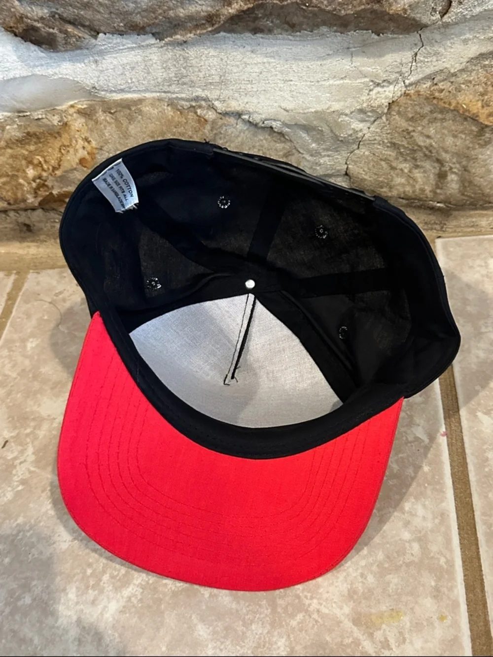 G & J's Pit Stop Mobil Racing Cap Black & Red